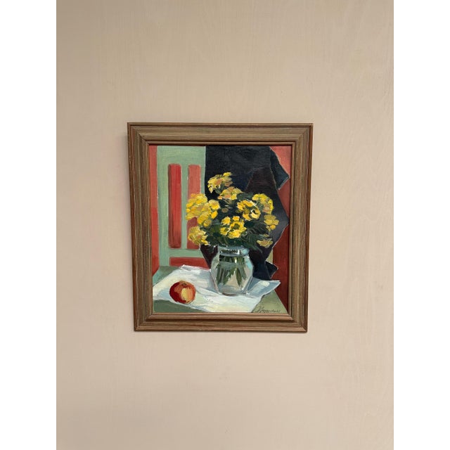 B. Segerdahl, Floral Still Life, 1920s, Oil on Panel, Framed For Sale - Image 16 of 18