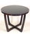 Art Deco Round Coffee Table with Black Glass Top, 1920s For Sale - Image 9 of 18