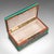 Green Small Antique Keepsake Box, English, Silver Plate, Trinket Case, Edwardian, 1910 For Sale - Image 8 of 12