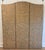Vintage Fortuny three panel double sided floor screen or room divider covered entirely in Fortuny "Carnavalet" fabric. The...