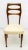 Six dining chairs designed by renowned Italian architect Vittorio Dassi, solid mahogany chairs and original upholstery...
