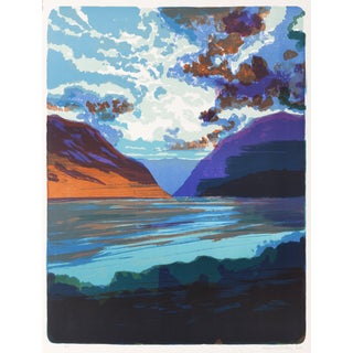 Olivier Masmonteil, Paysage 2017 (Hawea. NZ), 2017, Lithograph For Sale