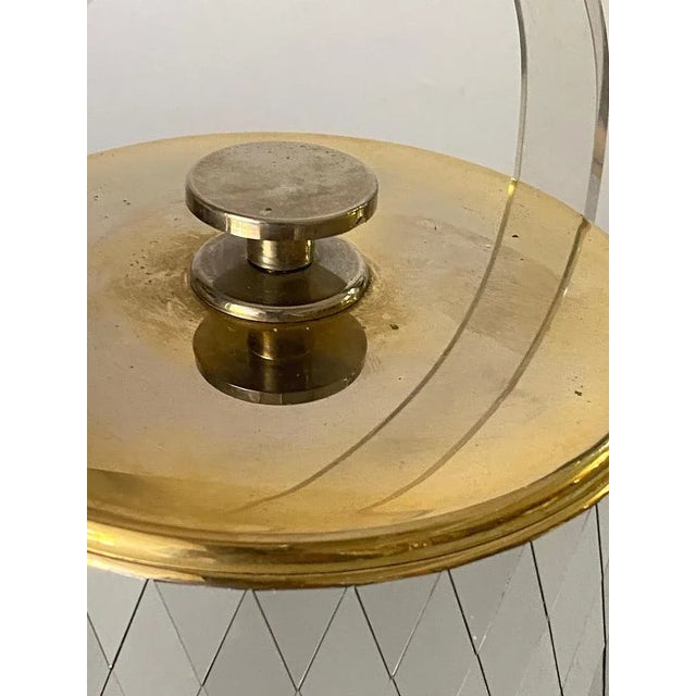 Plastic Ice Bucket with Mirror Decoration Pattern, France, 1970s For Sale - Image 3 of 6