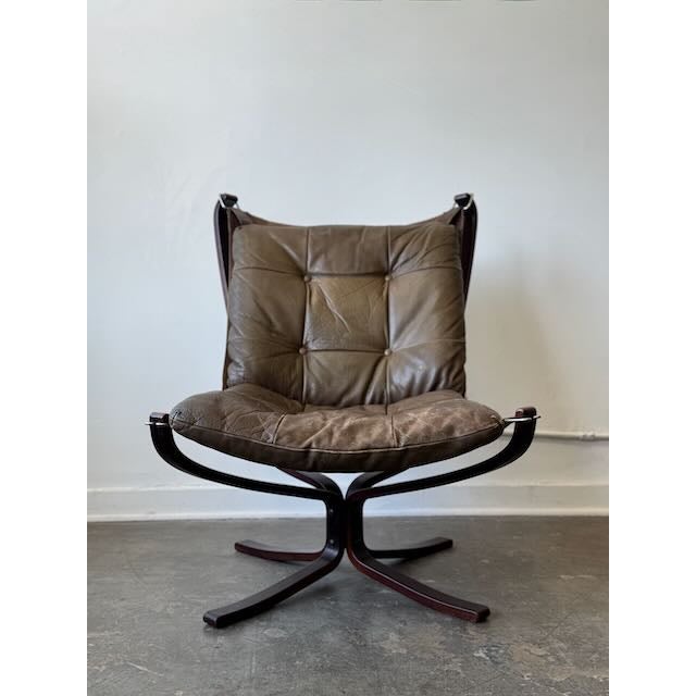1970s 1970s "Falcon" Chair Attributed to Sigurd Ressell for Vatne Möbler For Sale - Image 5 of 11