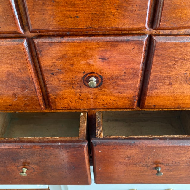 19th Century Large Spice Cabinet or Apothecary With 14 Drawers For Sale - Image 9 of 12