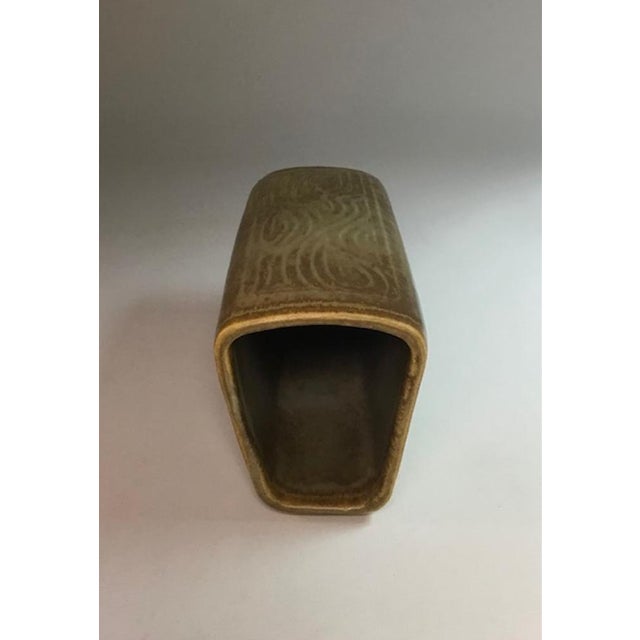 Brown Stoneware Vase by Gunnar Nylund for Rörstrand, 1950s For Sale - Image 6 of 10