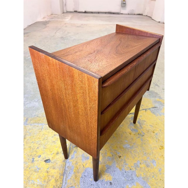 Wood Vintage Danish Chest of Drawers in Teak For Sale - Image 7 of 11