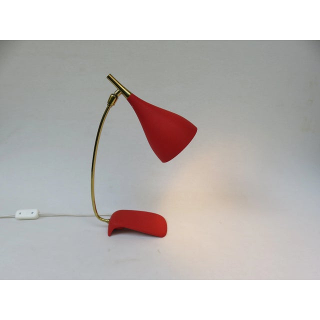 Red Table Lamp from Cosack, 1950s For Sale - Image 17 of 18