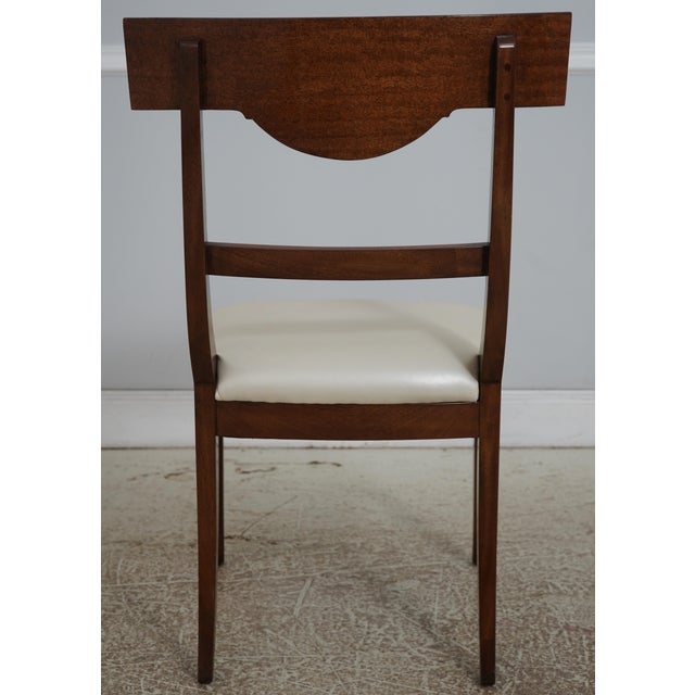 Councill Furniture Set of 6 Councill Mahogany Dining Chairs For Sale - Image 4 of 18