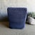 Belgian Stone Washed Linen Slip Covered Chair - Indigo For Sale - Image 4 of 4