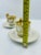 Mid 20th Century by Sadek Swan Gilded Footed Cups & Saucers - Service for 4 For Sale - Image 10 of 12