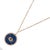 Gold Cosmic Evil Eye Star Medallion Gold Necklace For Sale - Image 8 of 12