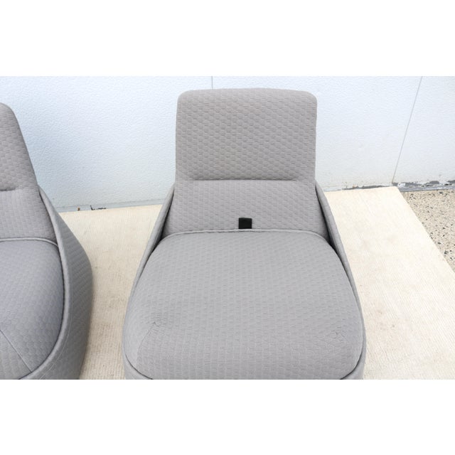 Modern Patricia Urquiola for Coalesse Hosu Lounge Chairs With Ottoman - A Pair For Sale - Image 15 of 18