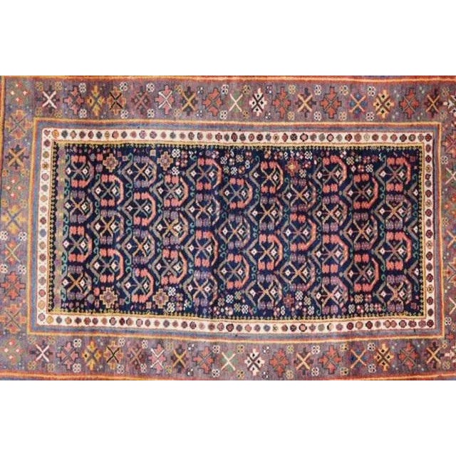 Wool on wool pile genuine hand made vegatable dye vintage Kazak rug-