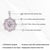 Elegant Floral Amethyst Pendant With Cubic Zirconia Accents - Caratandher For Sale - Image 11 of 14