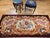 Vintage French Savonnerie Rug, Hand-Knotted Wool, Floral Pattern, Chocolate Brown & Ivory, 3’ X 7' For Sale - Image 11 of 12