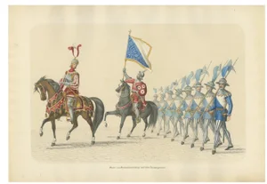 H. Jenny, Swiss Procession, 1855, Paper