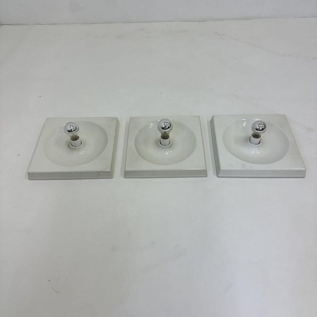 Quadro Wall Lamps from Schönbuch, 1970s, Set of 3 For Sale - Image 9 of 18