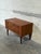 Mid-Century Modern Small Danish Teak Dresser With 2 Drawers Scandinavian Mid-Century Modern Vintage For Sale - Image 3 of 12