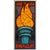 Orange New York City Pop-Art Chris Robinson "Liberty Torch" Screenprint c.2004 For Sale - Image 8 of 8