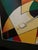 Textile Mid-Century Modern Style Cubist Violinist Painting Signed G. Kendall For Sale - Image 7 of 10