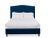 Casa Cosima Hazel King Bedframe, Navy Velvet For Sale - Image 4 of 4