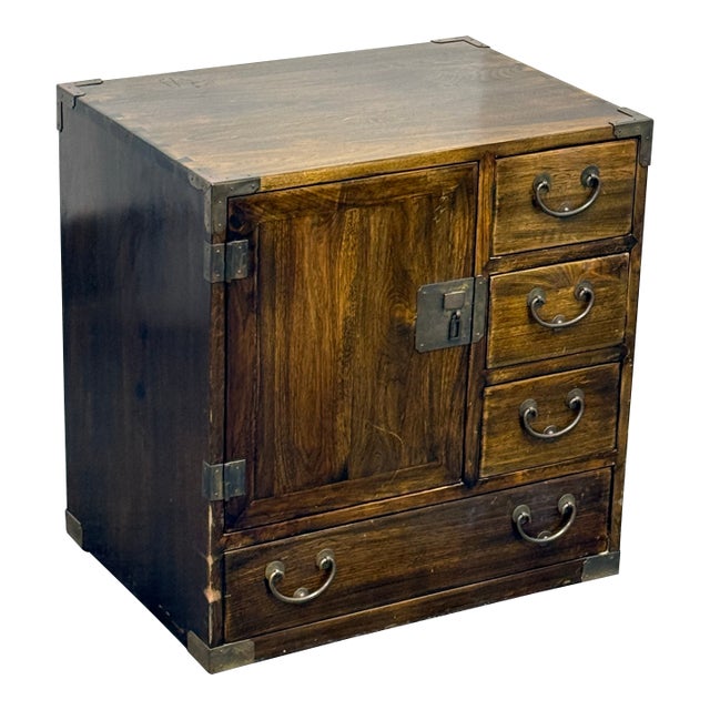 Gump’s Japanese Tansu-Inspired 'Ko-Tansu" Mini Cabinet For Sale