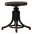 1920s Austrian Industrial Wooden Swivel Stool For Sale
