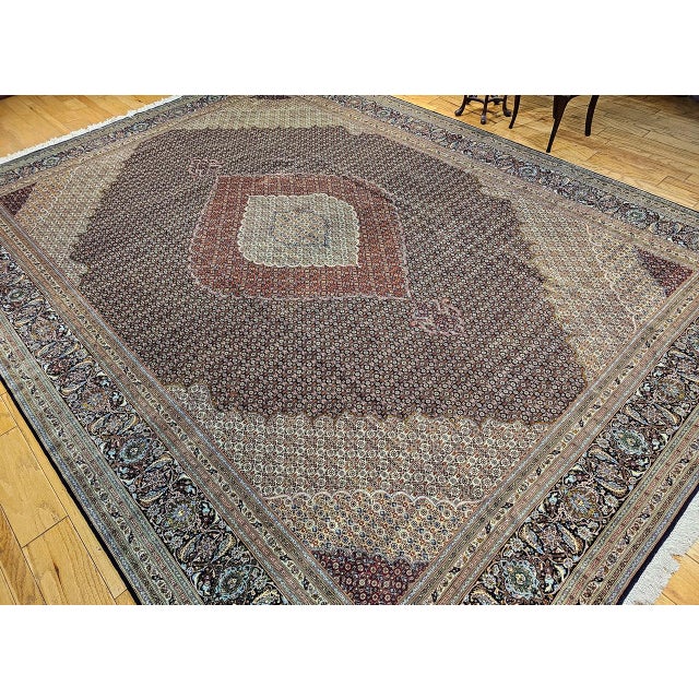 Early 20th Century Tabriz Mahi Rug For Sale In Chicago - Image 6 of 18