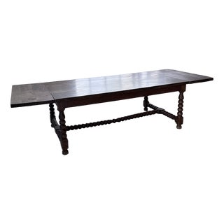 Drapers Oak Table with Extensions, 1900s For Sale
