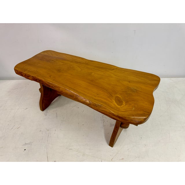 Mid-Century Elm Coffee Table, 1960s For Sale - Image 3 of 14