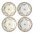 English Minton Porcelain Plates for Rhodes Bros Tacoma, Set of 4 For Sale