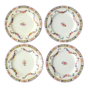 English Minton Porcelain Plates for Rhodes Bros Tacoma, Set of 4
