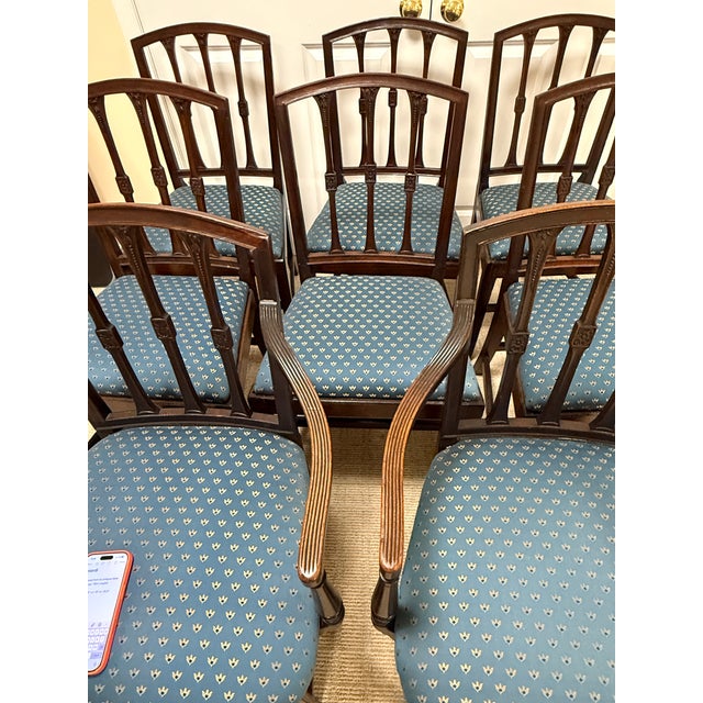 Set of 8 18th Century English Dining Chairs For Sale - Image 4 of 18