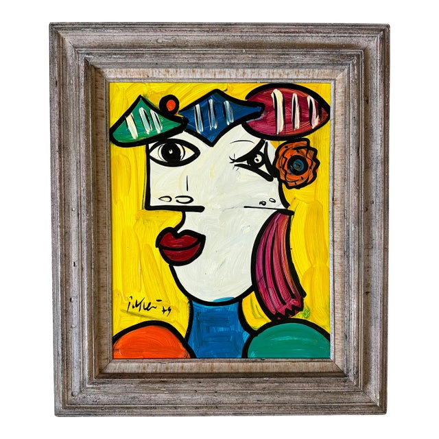 1979 Original Peter Keil Painting Framed For Sale