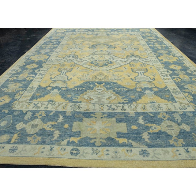 Turkish Oushak Rug 12' x 16'9" #18505 Explore a curated collection of hallway runners, wool rugs, and handmade...