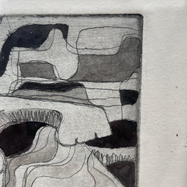 Modernist Etching, Artist Proof, C. 1962 Chairish