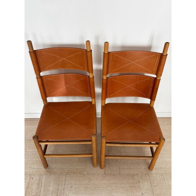 1970s Kentucky Chairs by Carlo Scarpa for Bernini, Italy, 1970s, Set of 4 For Sale - Image 5 of 18