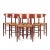Peter Hvidt and Orla Mølgaard Nielsen Soborg Model 316 Mid Century Teak Dining Chairs - Set of 6 Each chair measures: 19...
