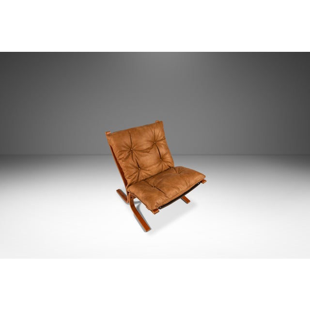 Brown Scandinavian Mid-Century Modern "Siesta" Chair in New Leather Upholstery Attributed to Igmar Relling for Westnofa, Norway, C. 1970's For Sale - Image 8 of 18