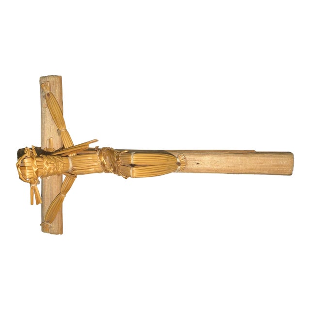 Celestial Meets the Sea Woven Wheat Cross For Sale