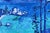 Contemporary Lake Tahoe Blue - Contemporary Oil Painting Original For Sale - Image 3 of 10