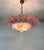 Murano Palmette Pendant Light in Pink Glass, 1990 For Sale - Image 9 of 18