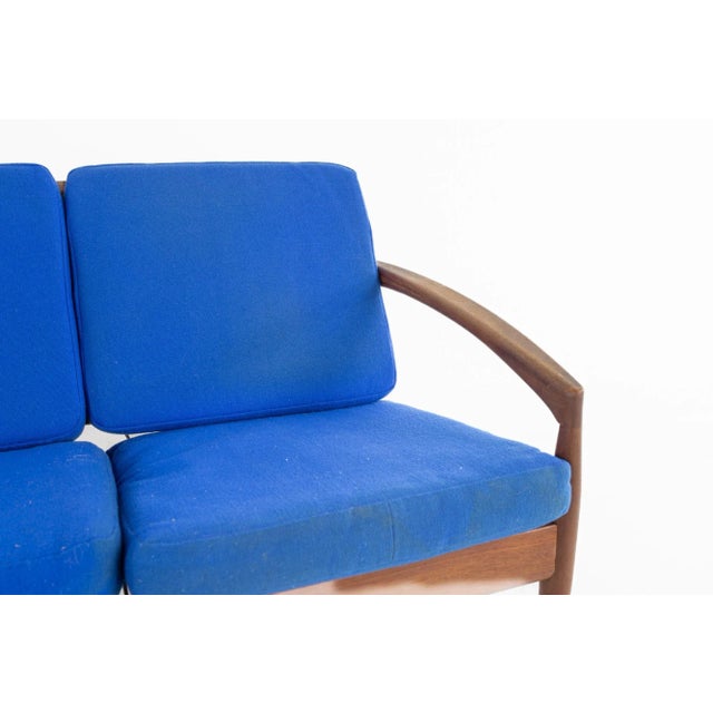Kai Kristiansen for Magnus Olesen Mid Century Paper Knife Teak Sofa For Sale In Chicago - Image 6 of 8