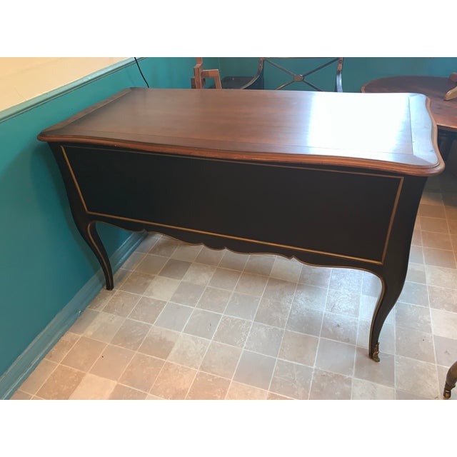 Antique French Provincial Country Writing Desk and Chair by Kindel