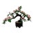 Vintage Lampwork Glass Bonsai Tree – Pink Blossoms & Green Leaves For Sale
