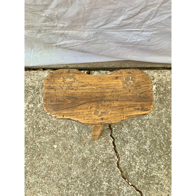 Late 19th Century Late 19th Century French Walnut Stool For Sale - Image 5 of 12