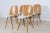 Mid-Century Modern Lollipop Chairs by František Jirák for Tatra, 1960s, Set of 4 For Sale - Image 3 of 12