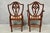 Vintage Sheraton Federal Mahogany Shield Back Dining Room Chairs - Set of 6 For Sale - Image 14 of 16