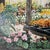 Contemporary Janet Kruskamp Original Oil Painting Framed Signed Garden Scene 35" For Sale - Image 3 of 16